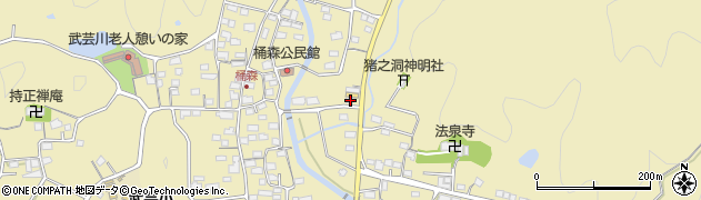 岐阜県関市武芸川町谷口1298周辺の地図