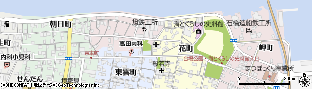 鳥取県境港市花町191周辺の地図