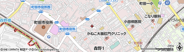 本陣 町田周辺の地図