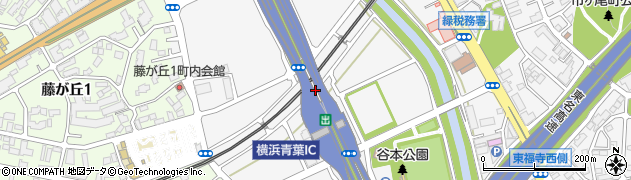 横浜青葉ＩＣ周辺の地図