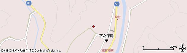 岐阜県関市下之保殿村周辺の地図