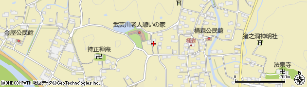 岐阜県関市武芸川町谷口1400周辺の地図