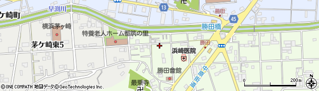 神奈川県横浜市都筑区勝田町1321-3周辺の地図