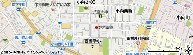 神奈川県川崎市幸区小向西町周辺の地図