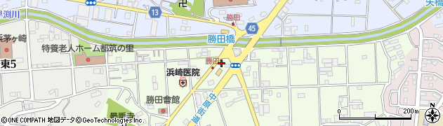 神奈川県横浜市都筑区勝田町1051周辺の地図