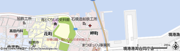 鳥取県境港市岬町51周辺の地図