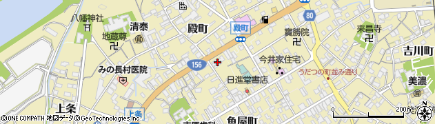 岐阜県美濃市1944周辺の地図