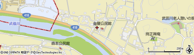 岐阜県関市武芸川町谷口443周辺の地図