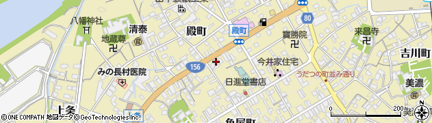 岐阜県美濃市1945周辺の地図