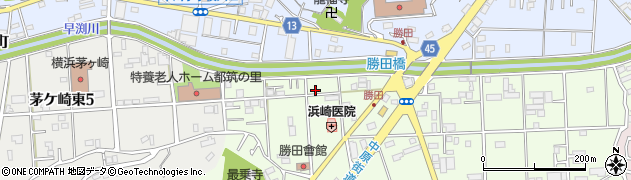 神奈川県横浜市都筑区勝田町1310-5周辺の地図