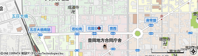 山陰合同銀行豊岡支店周辺の地図