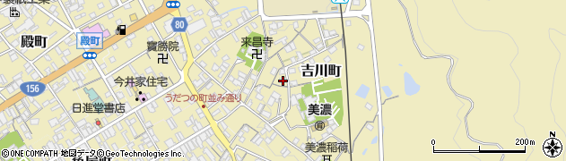 岐阜県美濃市1767周辺の地図
