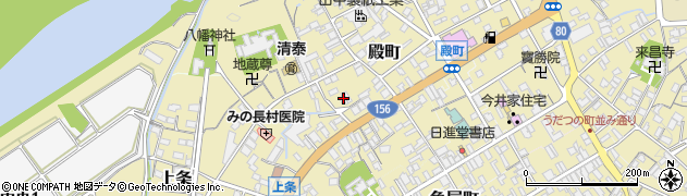 岐阜県美濃市1409周辺の地図