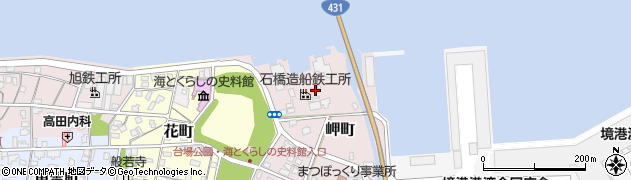 鳥取県境港市岬町53周辺の地図
