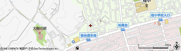 神奈川県横浜市青葉区桂台2丁目3周辺の地図