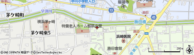 神奈川県横浜市都筑区勝田町1382周辺の地図