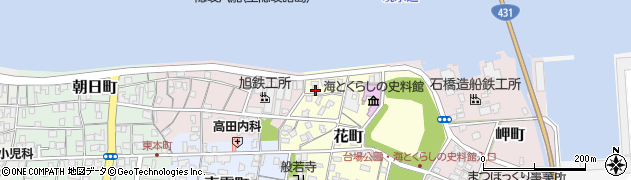 鳥取県境港市花町206周辺の地図