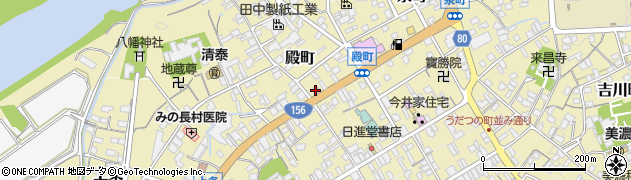 岐阜県美濃市55-7周辺の地図