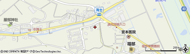 鳥取県鳥取市福部町海士309周辺の地図