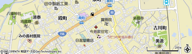 岐阜県美濃市1879周辺の地図