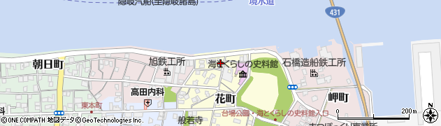 鳥取県境港市花町203周辺の地図