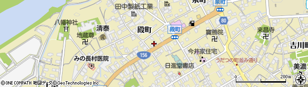 岐阜県美濃市55周辺の地図