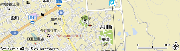 岐阜県美濃市1779周辺の地図