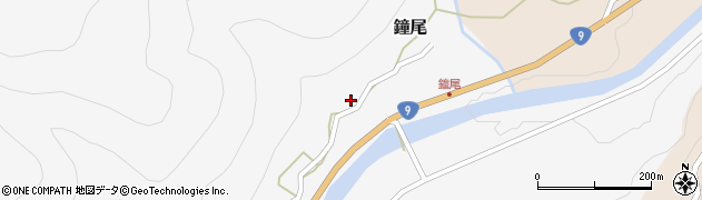 兵庫県美方郡新温泉町鐘尾601周辺の地図