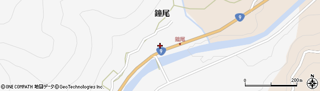 兵庫県美方郡新温泉町鐘尾567周辺の地図