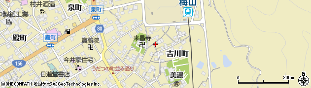 岐阜県美濃市1776周辺の地図