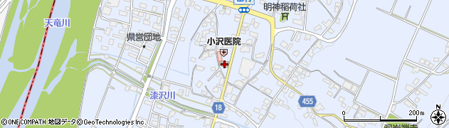 豊丘郵便局周辺の地図