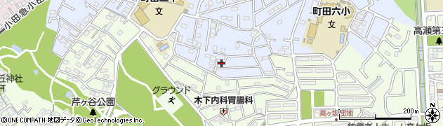 東京都町田市南大谷1302-33周辺の地図
