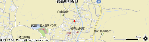 岐阜県関市武芸川町谷口1429周辺の地図