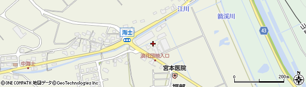 鳥取県鳥取市福部町海士320周辺の地図