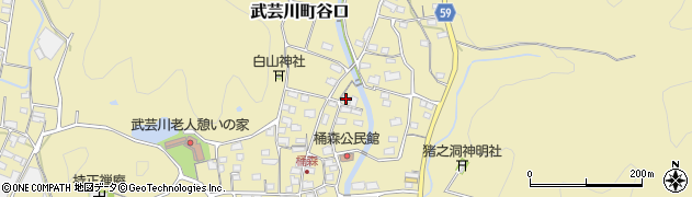 岐阜県関市武芸川町谷口1434周辺の地図