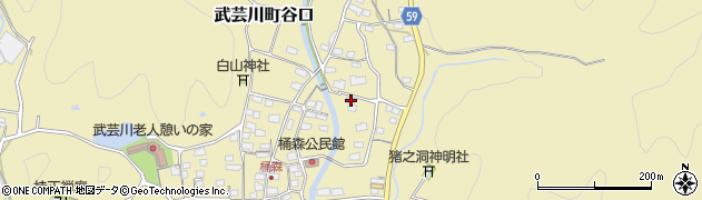 岐阜県関市武芸川町谷口1480周辺の地図