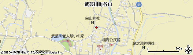 岐阜県関市武芸川町谷口1426周辺の地図