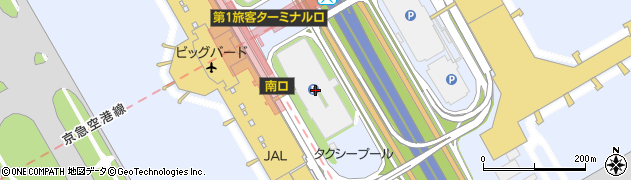 羽田空港Ｐ１立体駐車場周辺の地図