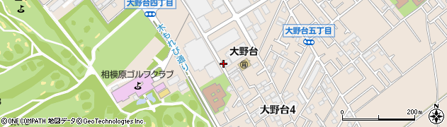 神奈川県相模原市南区大野台周辺の地図