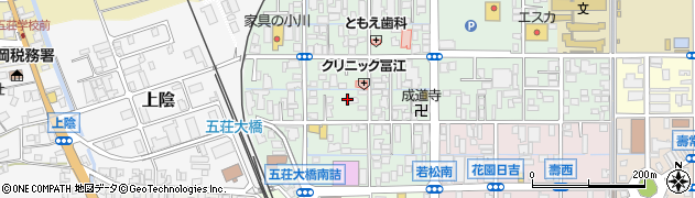 兵庫県豊岡市若松町周辺の地図