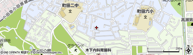 東京都町田市南大谷1302-15周辺の地図