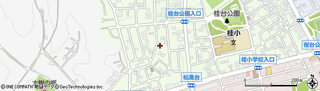 神奈川県横浜市青葉区桂台2丁目12周辺の地図