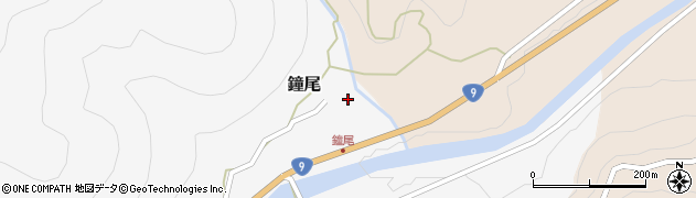 兵庫県美方郡新温泉町鐘尾499周辺の地図
