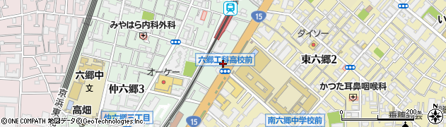 日進レンタカー株式会社　雑色営業所周辺の地図