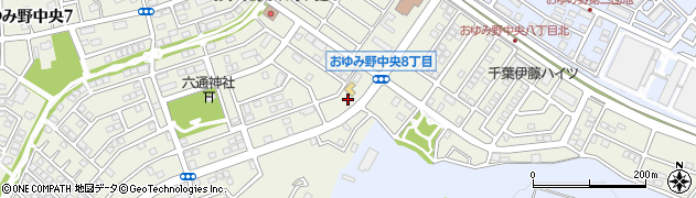 ほっともっとおゆみ野中央店周辺の地図