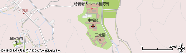岐阜県立幸報苑周辺の地図