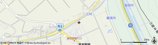 鳥取県鳥取市福部町海士328周辺の地図