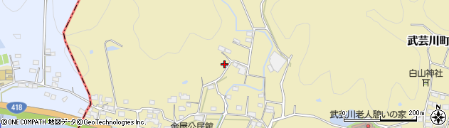 岐阜県関市武芸川町谷口480周辺の地図