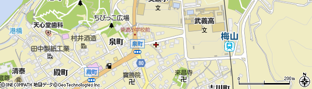 岐阜県美濃市29周辺の地図