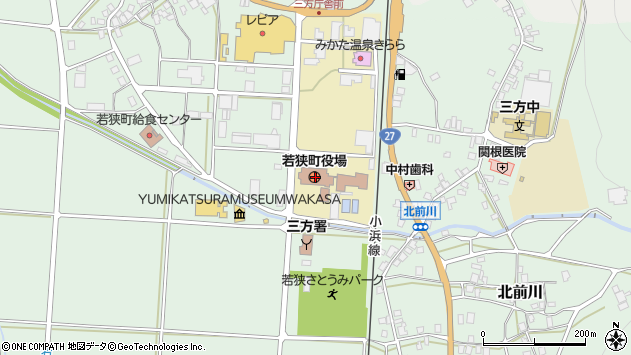 〒919-1300 福井県三方上中郡若狭町（以下に掲載がない場合）の地図